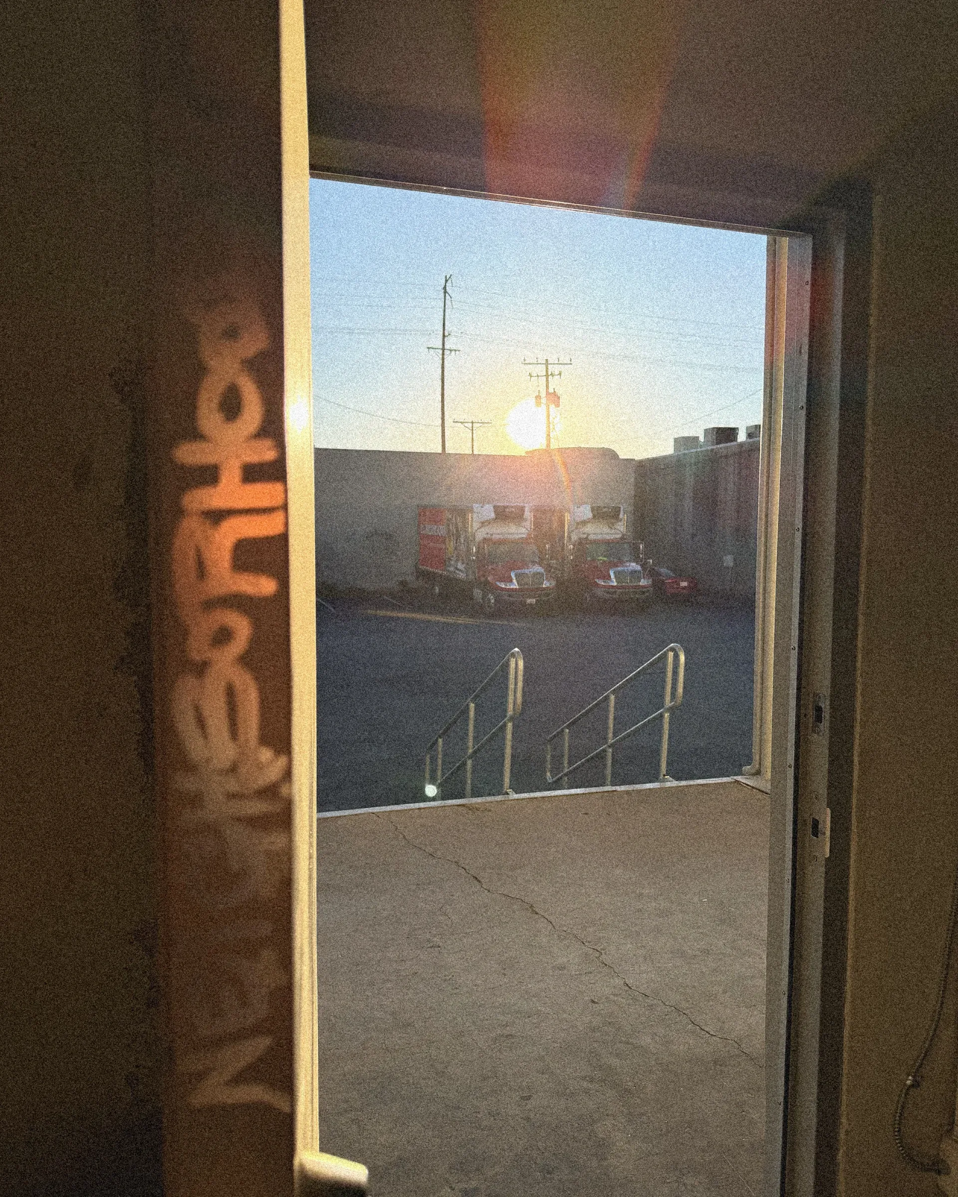 Open academy doorway view inviting athletes into the room.